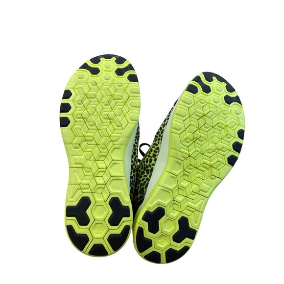 Nike Free 5.0 V4 womans yellow black running sneakers shoes size 6.5 SKU 8348 - Picture 7 of 12